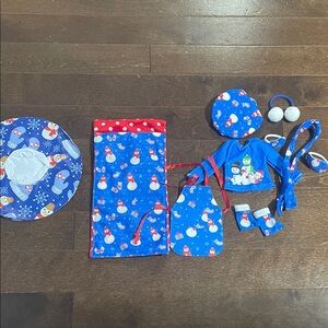 Festive Snowman elf Outfit Set